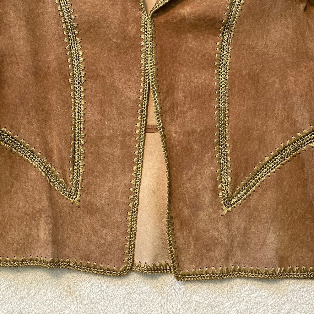 Lillie Rubin suede jacket/top - Picture 4 of 13